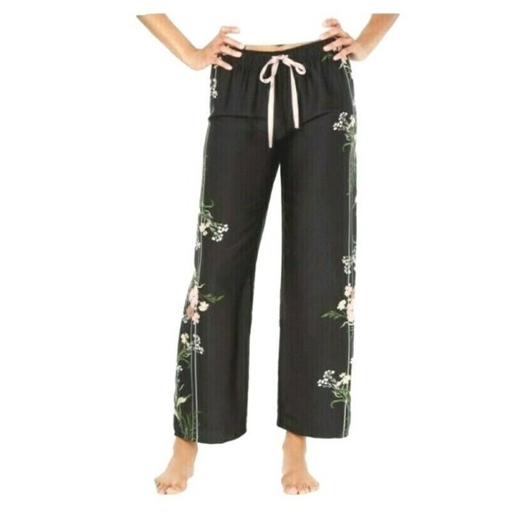 INC International Concepts Other - INC International Concept Womens Sleep Lounge Pants Black Floral Stripe 2X NEW